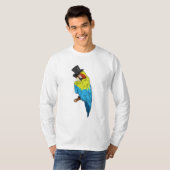 Parrot met Cylinder T-shirt (Voorkant volledig)