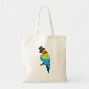 Parrot met Cylinder Tote Bag
