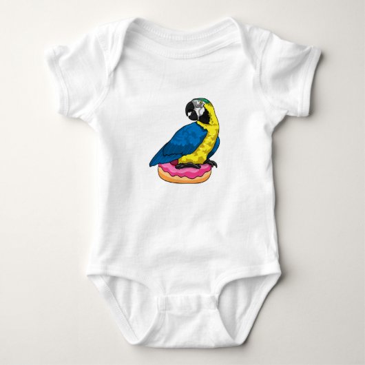 Parrot met Donut Romper (Voorkant)