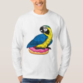 Parrot met Donut T-shirt (Voorkant)