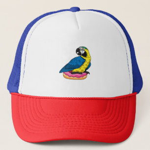 Parrot met Donut Trucker Pet