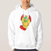 Parrot met groene kop hoodie (Voorkant)