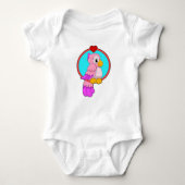 Parrot met hart romper (Voorkant)