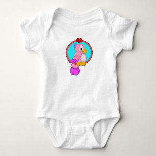 Parrot met hart romper