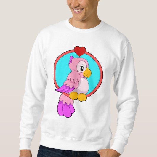 Parrot met hart trui (Voorkant)