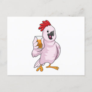 Parrot met Juice Briefkaart