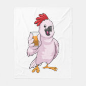 Parrot met Juice Fleece Deken (Voorkant)