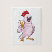 Parrot met Juice Legpuzzel (Verticaal)