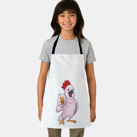 Parrot met Juice Schort (Insitu)