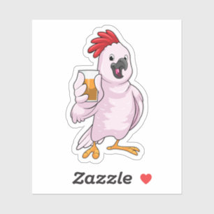 Parrot met Juice Sticker
