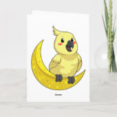 Parrot met Moon Kaart (Achterkant)