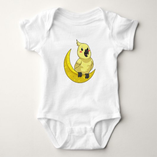 Parrot met Moon Romper (Voorkant)