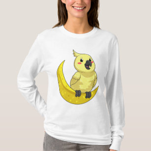 Parrot met Moon T-shirt