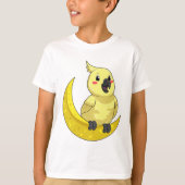Parrot met Moon T-shirt (Voorkant)
