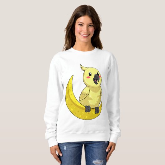 Parrot met Moon Trui (Voorkant volledig)