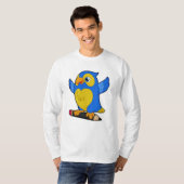 Parrot met potlood t-shirt (Voorkant volledig)