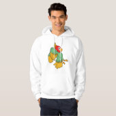 Parrot met rode kop hoodie (Voorkant volledig)