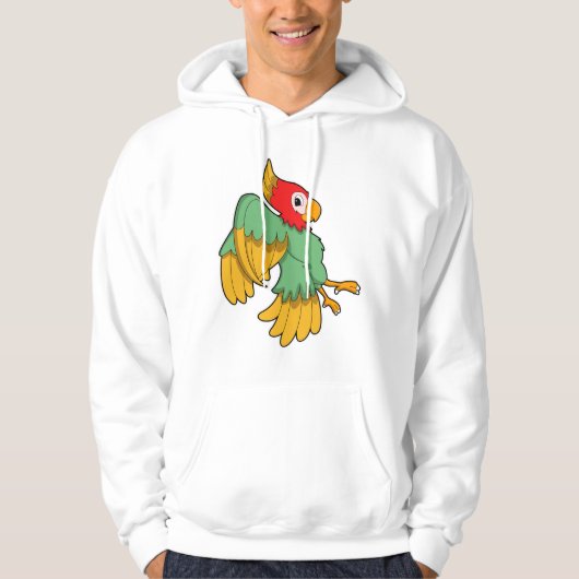 Parrot met rode kop hoodie (Voorkant)