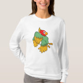 Parrot met rode kop t-shirt (Voorkant)
