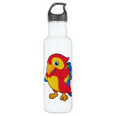 Parrot met rugzak waterfles (Voorkant)