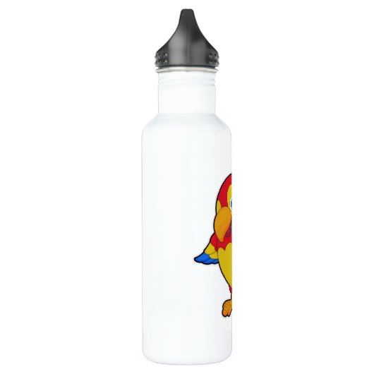 Parrot met rugzak waterfles  (Links)