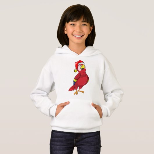 Parrot met Santa hat (Voorkant volledig)