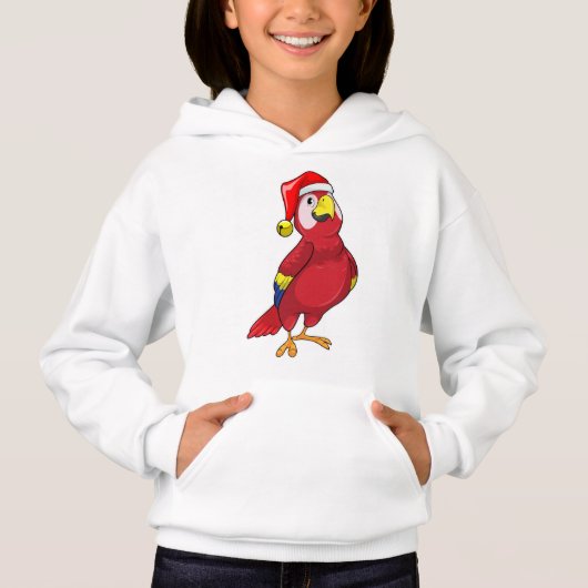 Parrot met Santa hat (Voorkant)