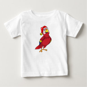 Parrot met Santa hat