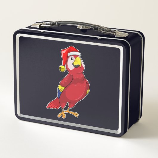 Parrot met Santa hat (Achterkant)