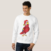 Parrot met Santa hat Trui (Voorkant volledig)