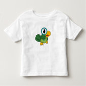 Parrot met vergrootglas kinder shirts (Voorkant)