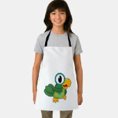 Parrot met vergrootglas schort (Insitu)