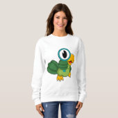 Parrot met vergrootglas trui (Voorkant volledig)