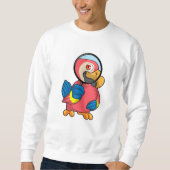 Parrot met vergrootglas trui (Voorkant)