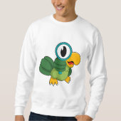 Parrot met vergrootglas trui (Voorkant)