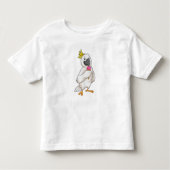 Parrot met wafelijs kinder shirts (Voorkant)