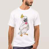 Parrot met wafelijs t-shirt (Voorkant)