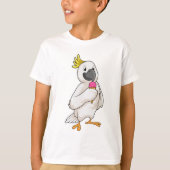 Parrot met wafelijs t-shirt (Voorkant)