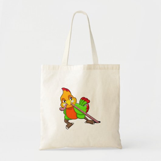 Parrot met worm tote bag (Voorkant)