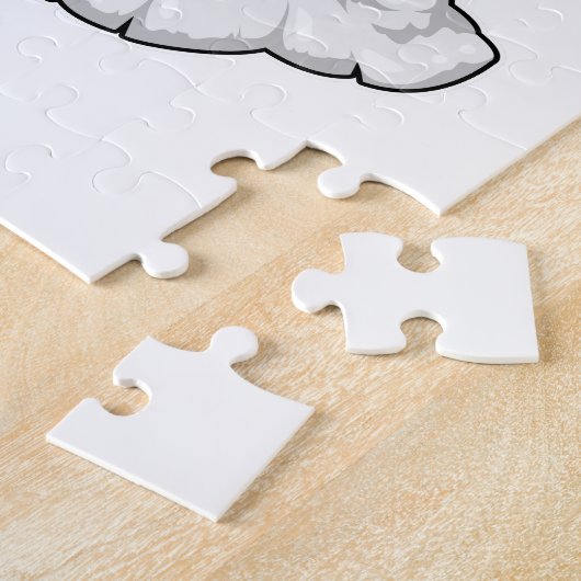 Parrot met zonnebril legpuzzel (Zijkant)