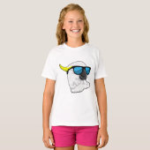 Parrot met zonnebril t-shirt (Voorkant volledig)