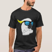Parrot met zonnebril t-shirt (Voorkant)