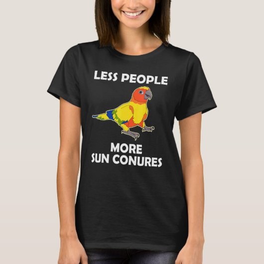 Parrot Miner People Sun Conure T-shirt (Voorkant)