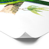 Parrot No.8 Tropische Antiek ornithologie Print (Hoek)