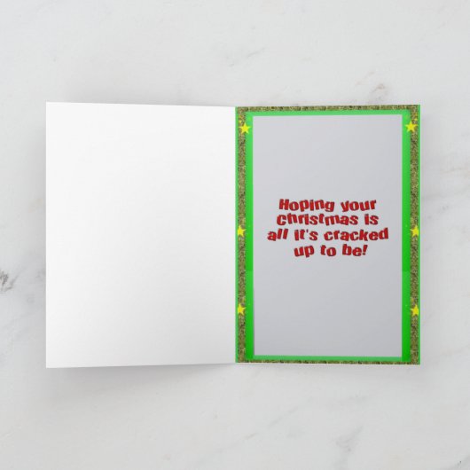 Parrot Nutcracker Christmas Card Kaart (Binnen)