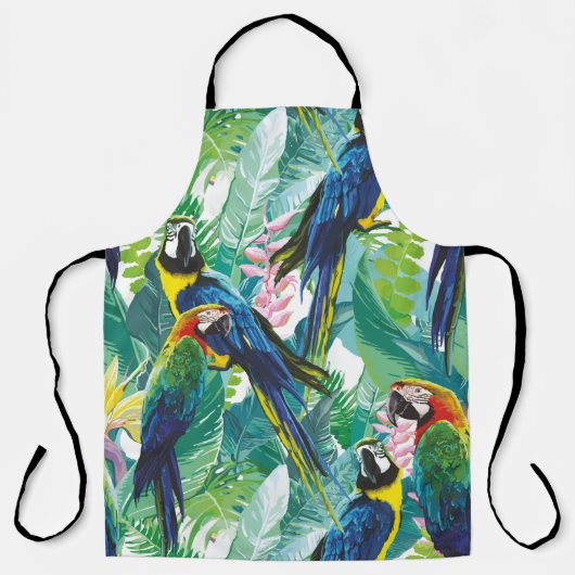 Parrot Oerwoud Bird  Schort (Voorkant)