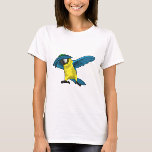 Parrot op Hip Hop Dance Dab T-shirt