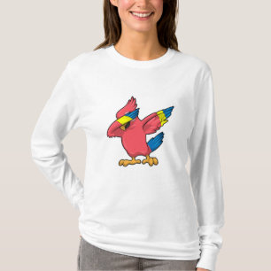 Parrot op Hip Hop Dance Dab T-shirt