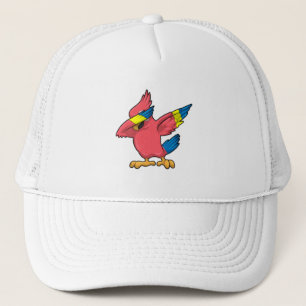 Parrot op Hip Hop Dance Dab Trucker Pet
