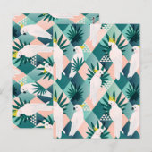 Parrot op Palm 1 Briefkaart (Voorkant / Achterkant)